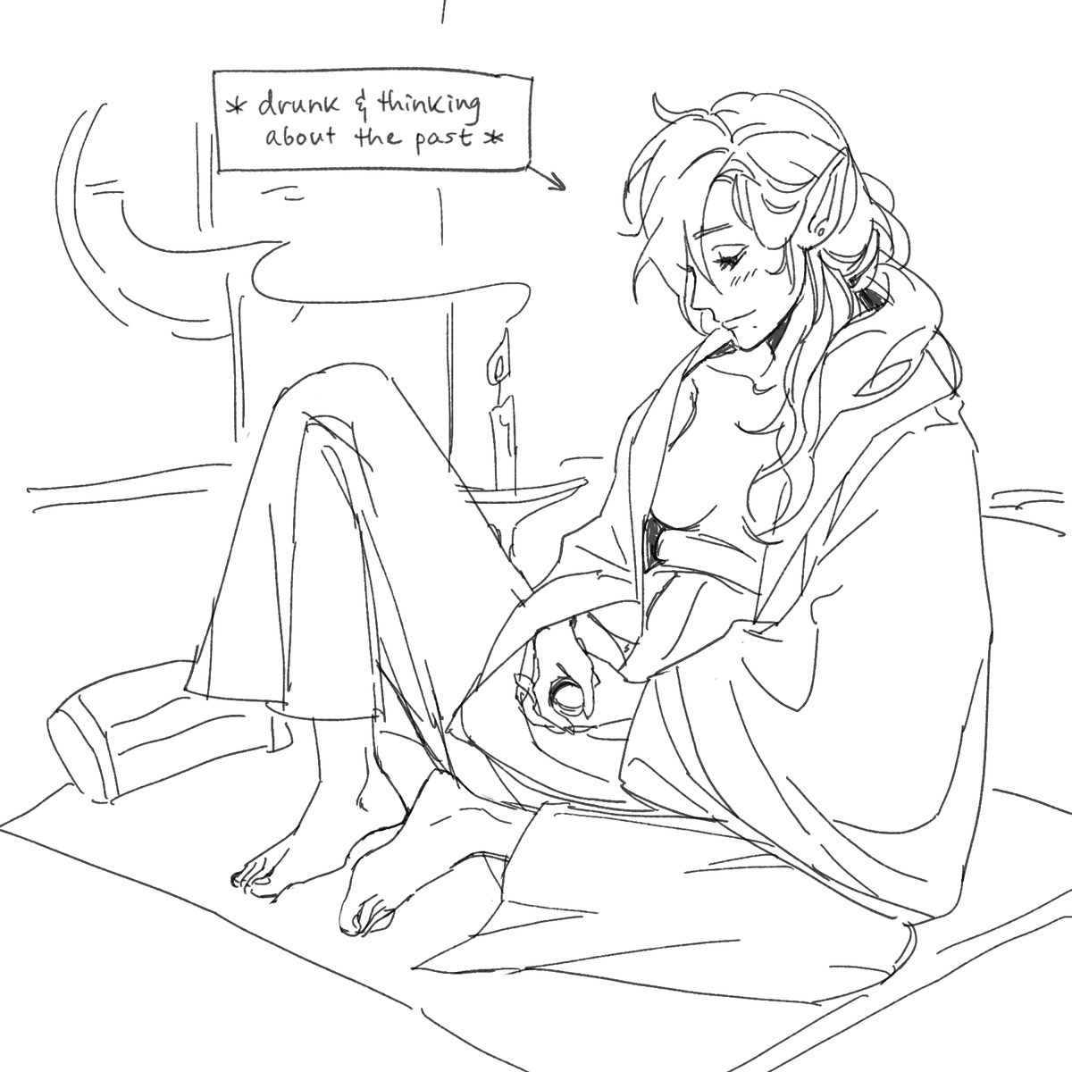 more yue bc im trying to get the hang of this brush but also bc i wanted to draw boobs 