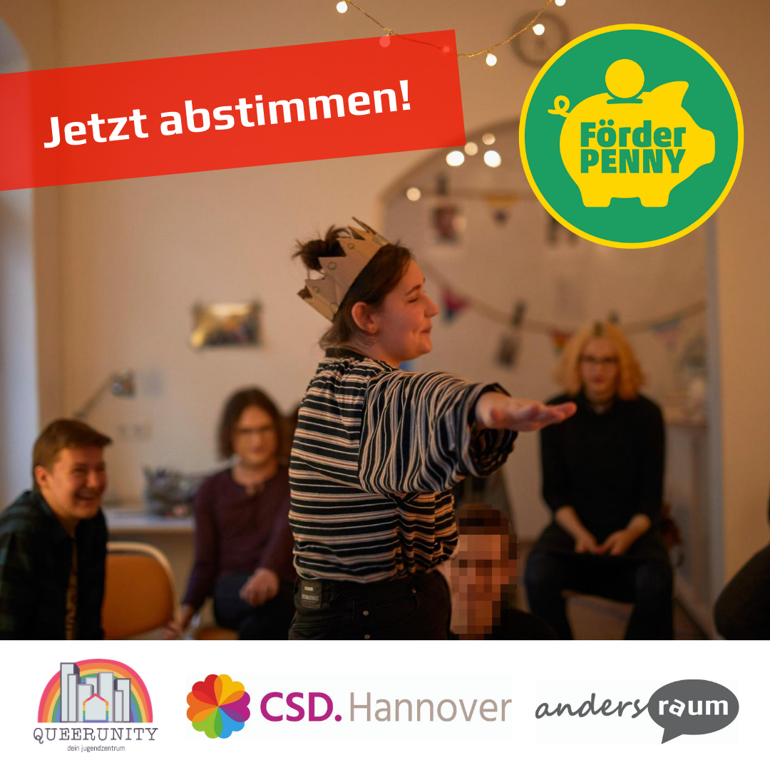 Wir brauchen eure Unterstützung, denn wir sind für den Förderpenny nominiert! Stimmt für uns ab und helft uns eine Jahresförderung zu bekommen. Jetzt auf foerderpenny.de