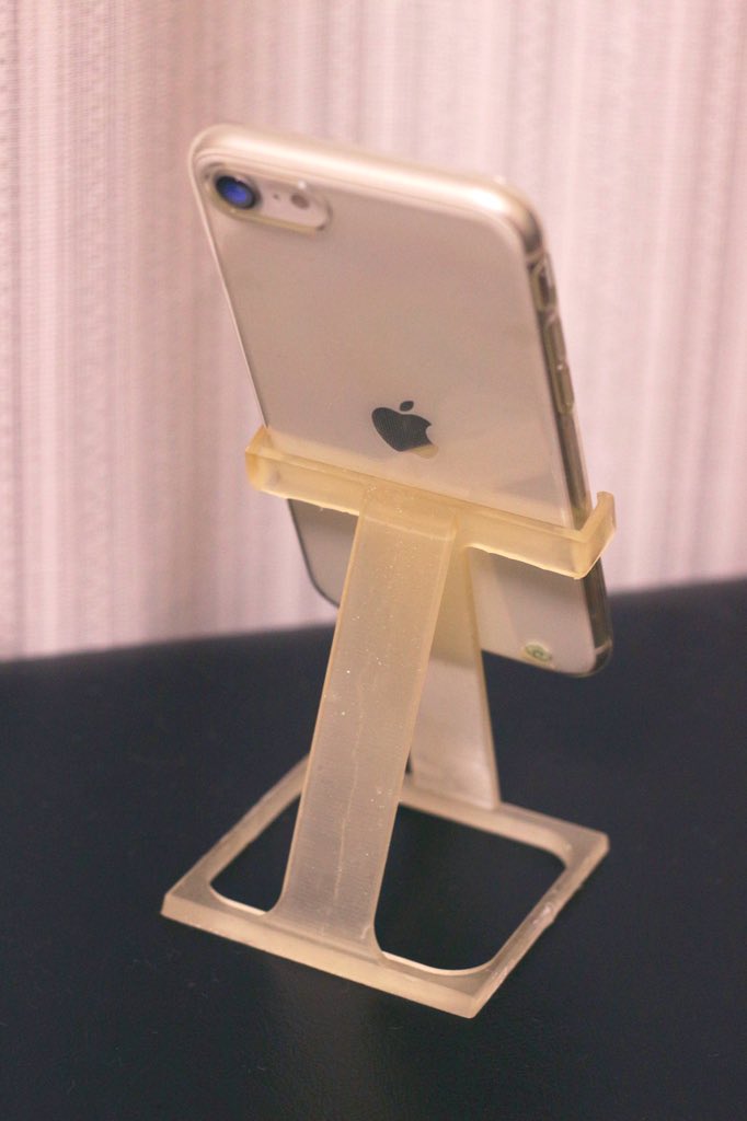 くーた スマホスタンドv6 左右で挟む構造と角度がdegになりかつてないほどスタイリッシュに 3dプリンタ 光造形 Fusion360 3dprinting Nova3d Elfin くーた スマホスタンドv6 左右で挟む構造と角度がdegになりかつてないほどスタイリッシュに 3dプリンタ 光造形 Fusion360 3dprinting Nova3d Elfin