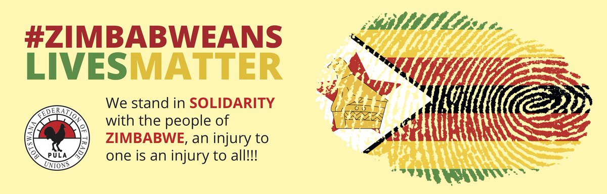 #ZimbabweLivesMatter
#Solidarity