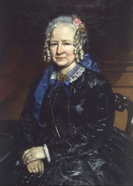 .... and even claimed in 1851 to have found those initial teeth himself [attached: 1850s portrait of Mary in collections of Alexander Turnbull Library, Auckland]....