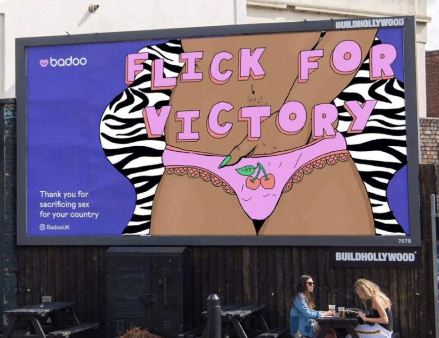ClareBarry's tweet photo. Good luck to all parents explaining this billboard to their kids. (I love it) https://t.co/4YpK8ehF1o