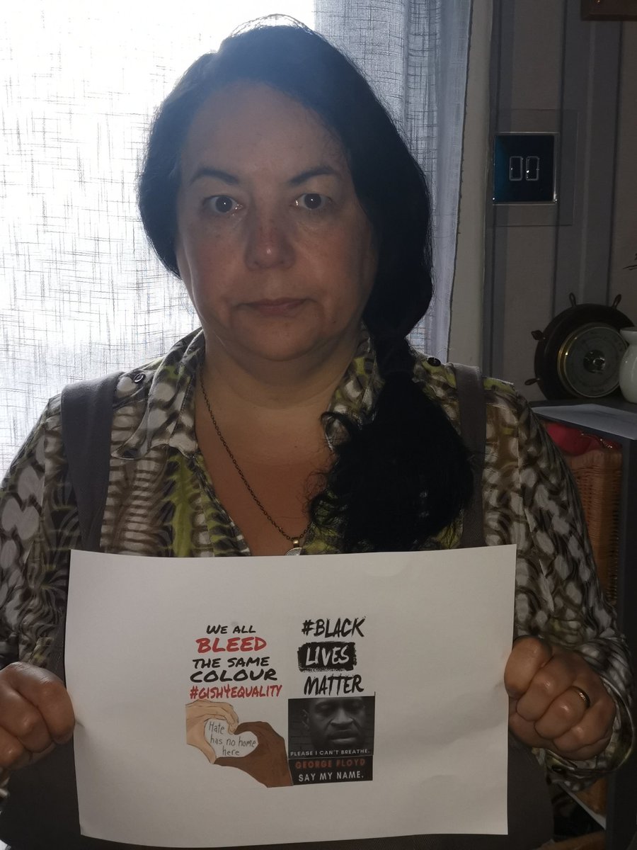 sam65se's tweet photo. I stand in support. Systemic racism has to STOP! How in 2020 are STILL having this discussion?  #GISH4Equality #gish2020 
#TeamLemonHeads https://t.co/w4L4fnhfKl