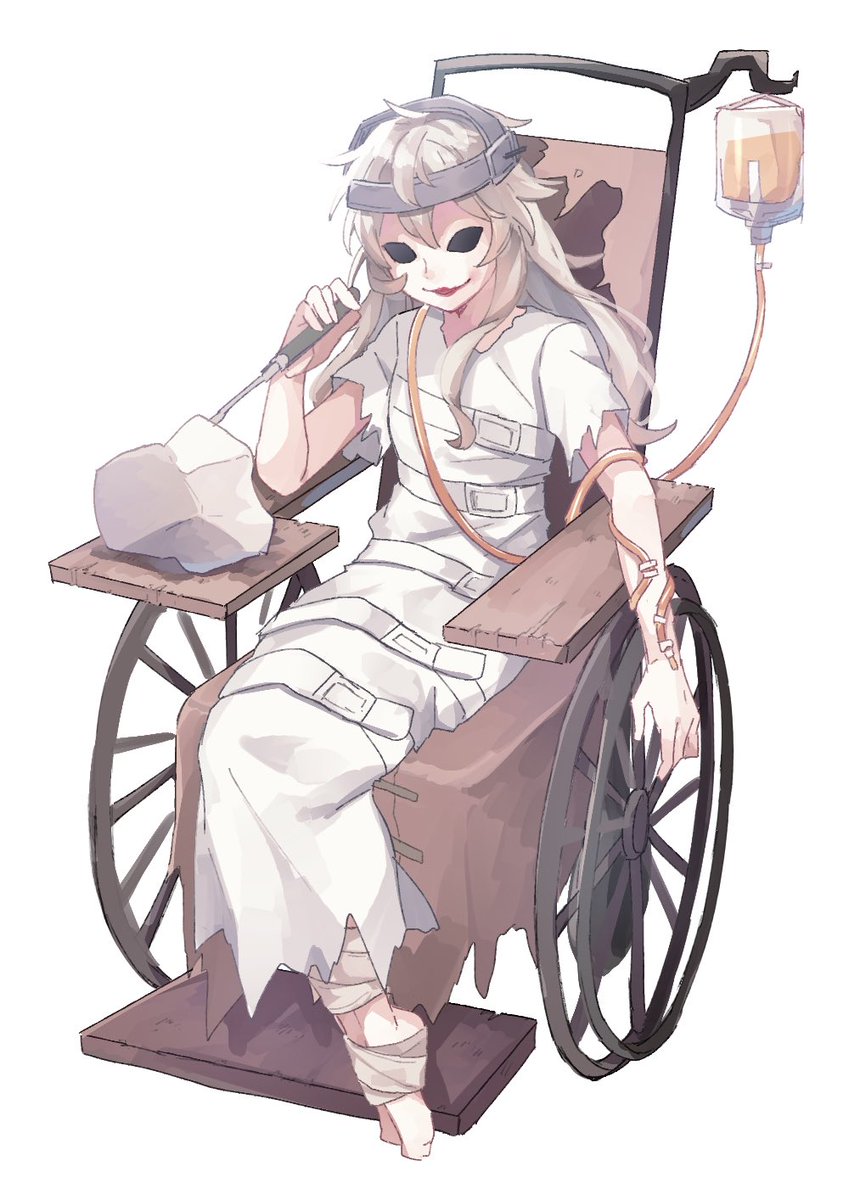 ハンター練習らくがき3 彫刻家 ガラテアちゃん おみそ のイラスト