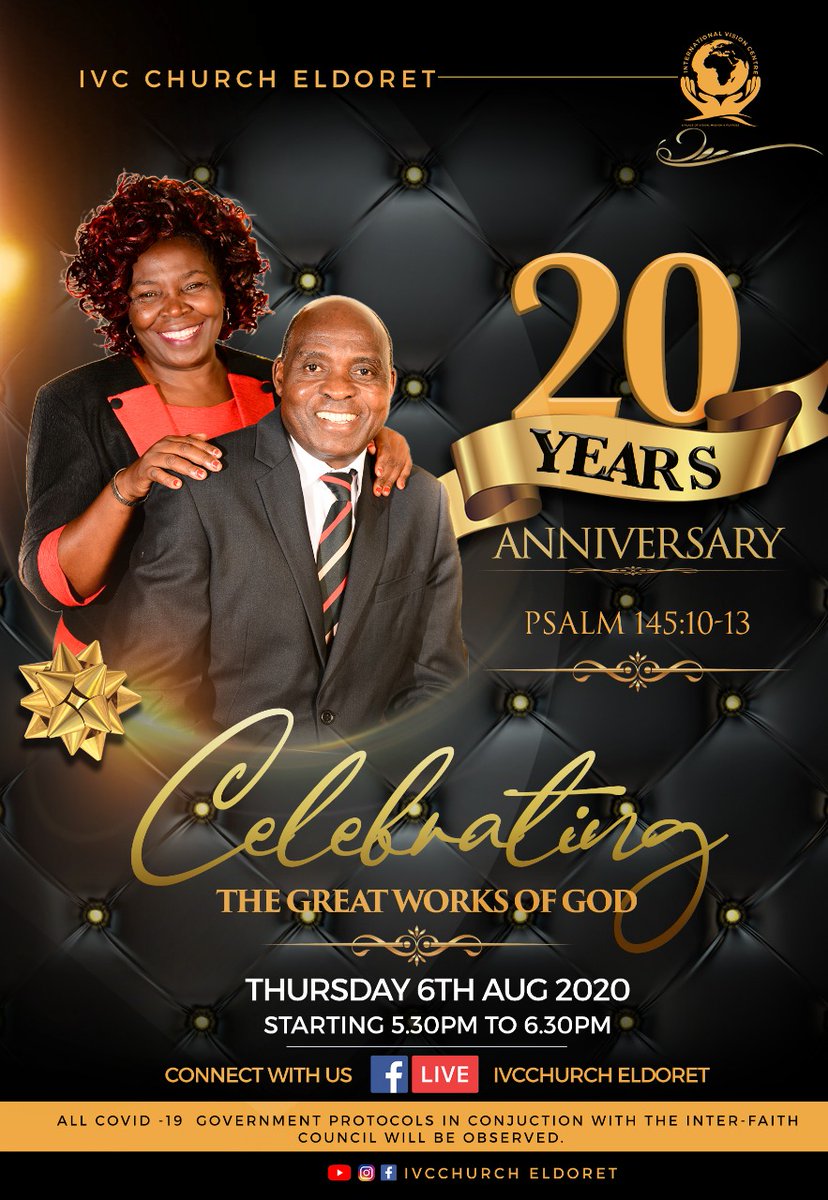 IVC_ChurchEld's tweet photo. Twenty years of journeying with God. We give God all the Glory. https://t.co/AAxBwf69b5