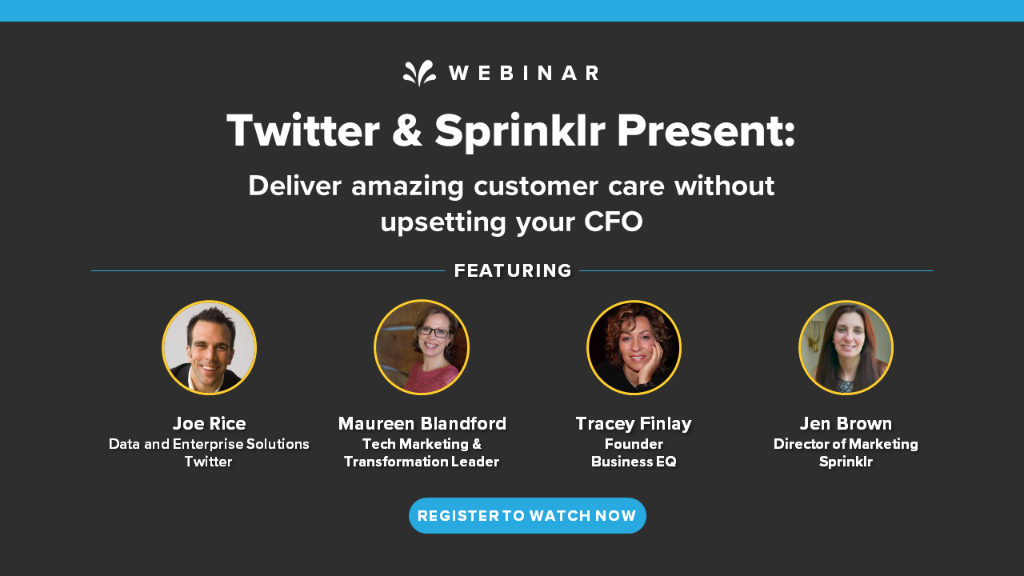 Sprinklr's tweet photo. What does it take to provide real-time support for every customer, even when they number in the millions? Hear proven strategies from our panel, including Twitter, a Customer Service Expert &amp; a Futurist. Register to watch now: https://t.co/Q3hYXPWdPS https://t.co/Ly6n3BaBE8