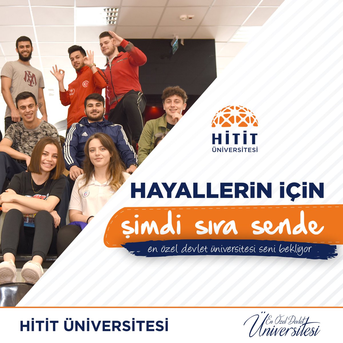 HituKurumsal's tweet photo. Hayallerin için #ŞimdiSıraSende!

En Özel Devlet Üniversitesi #SeniBekliyor

#HititÜniversitesi #EnÖzelDevletÜniversitesi #yks2020 #tercih2020 https://t.co/eec2rWmYSP