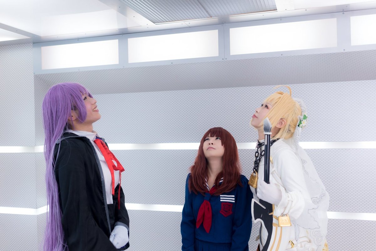 caba_ne's tweet photo. 【ネタコスプレ注意】
Fate/EXTRA CCC
アイ♥️空調
セイバー::洸さん @Ren0320T
BB::ユムさん @miki_gosurori
カメラマン:じゅんしょうさん @haehae_san
女主人公::瓜羽
#0801CCC https://t.co/KNFx036VUg