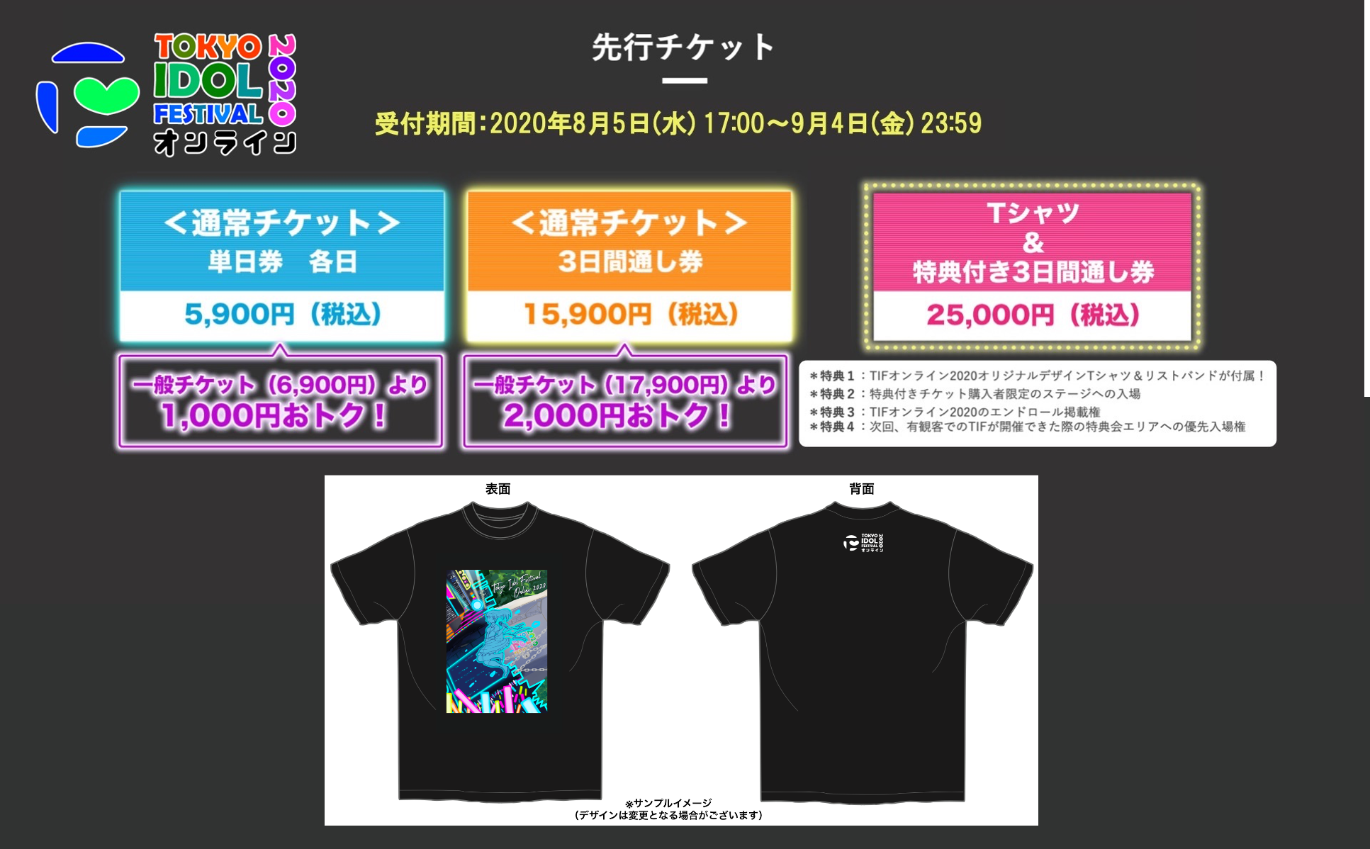 TIF2025 3日間通し リストバンド付き TIF／東京アイドルフェスティバル2024／3日間通し券リストバンド