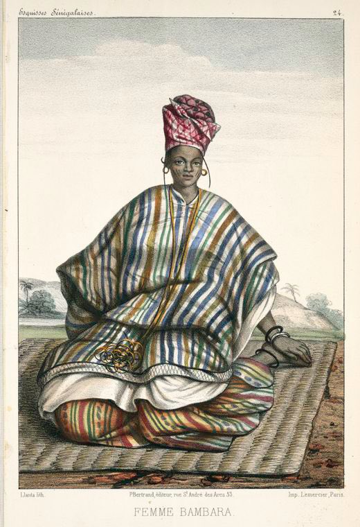 Here are various historical artifacts, paintings and excerpts I could find on the historic dress of the Mali Empire:Modern illustrations of an everyday working citizens