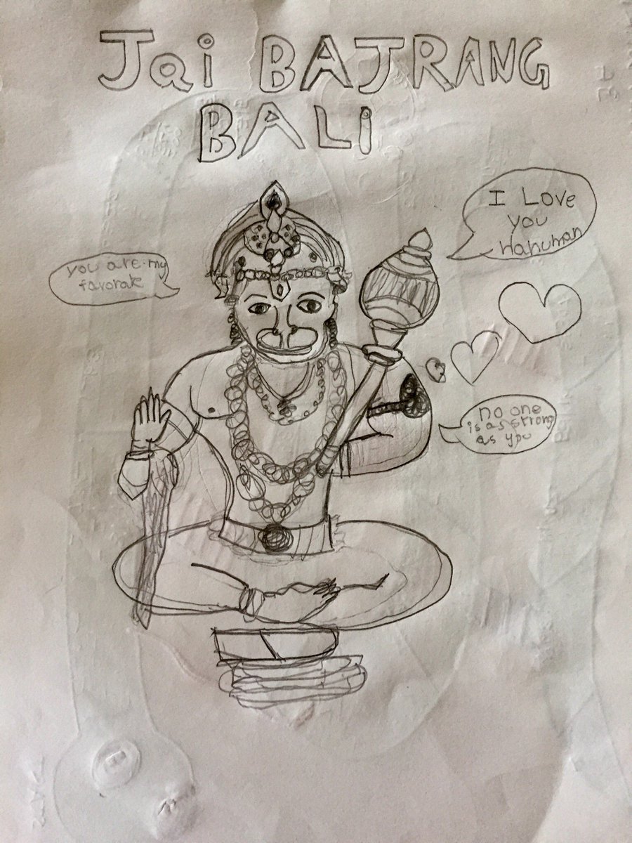 The whole family is gripped with sattvik emotions 😍🥰🙏🏻🙏🏻

My 8yr old sketched this superfast in full excitement 🥰😘😇 as we all were chanting #JaiShriRam #HarHarMahadev 

#BhumiPujan 
#sanatanasanskriti 
#RamMandir4Bharat 
#BharatMataKiJai