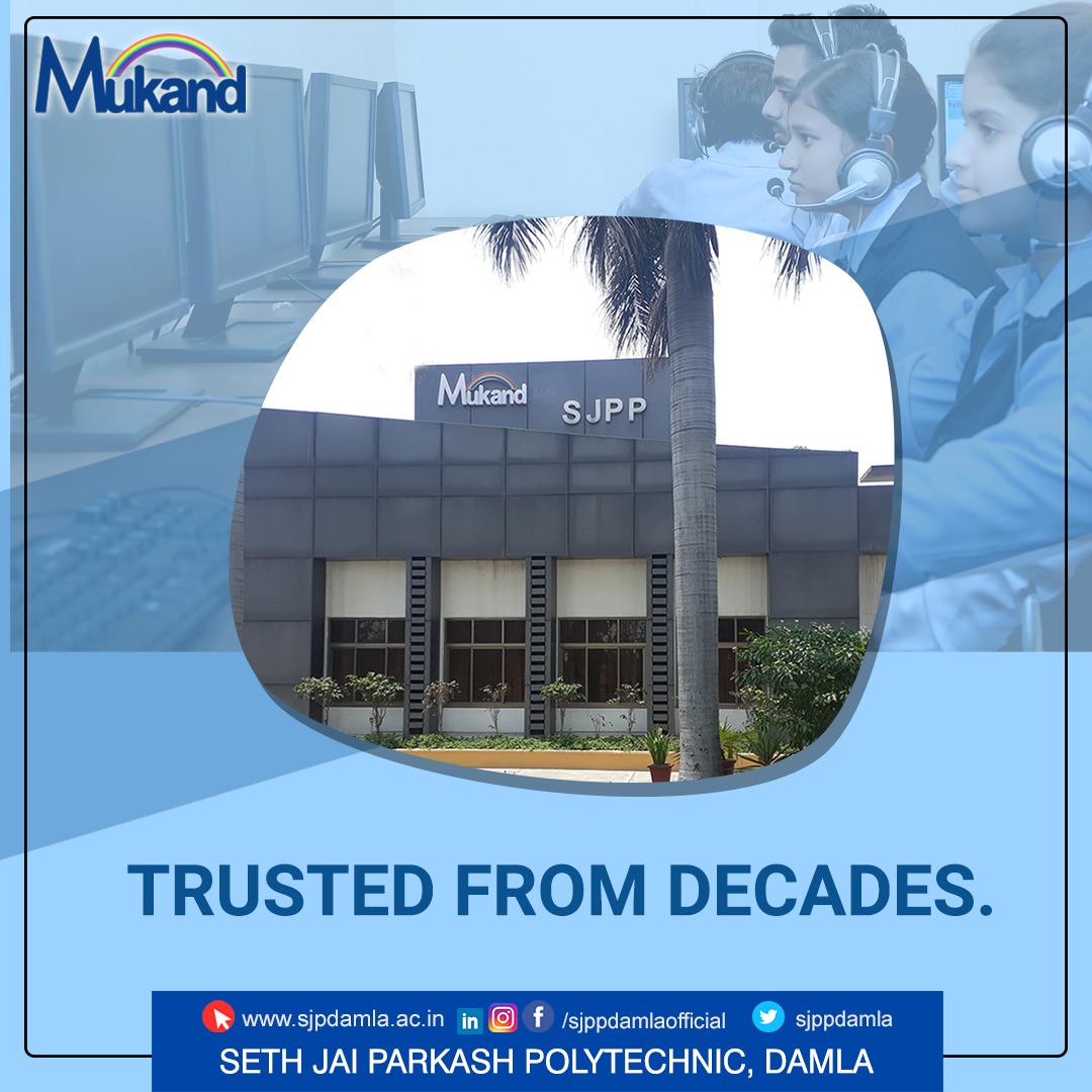 sjppdamla's tweet photo. Imparting quality education for decades! Get enrolled with us
For registration visit:-https://t.co/YKNAnsMdnP
#BestPolytechnic #PolytechnicCollege #SJPPDamla #PolytechnicCourses #PolytechnicInHaryana https://t.co/k9pSPZ7UyW
