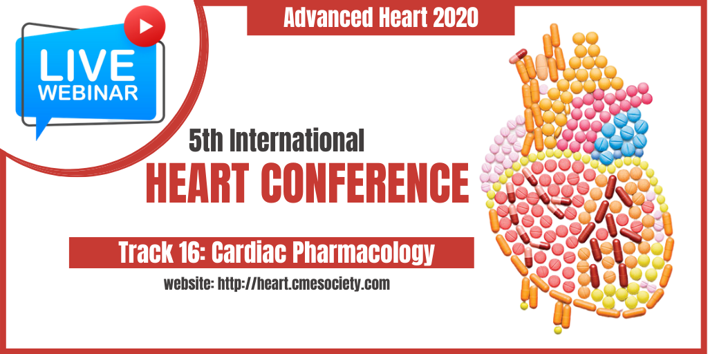 advheart_2020's tweet photo. #webinar - Advanced Heart 2020
Track 16: Cardiac Pharmacology - https://t.co/7ngM7oLvcQ

#cardiotwitter #cardio #CardioEd #Cardiology #webinars #Online #learning #COVID19 #DRUGS #healthcare #medicine #conferences #virtual #event https://t.co/mN7UGflrdj
