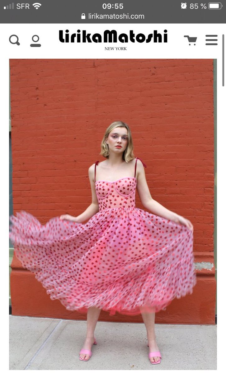 the designer of this dress is Lirika Matoshi. she is a 20-year-old kosovo native, based in new york city. before getting popular and making herself a name, she was actually selling her creations (hand embellished dresses, tights, socks, blouses..) on etsy!