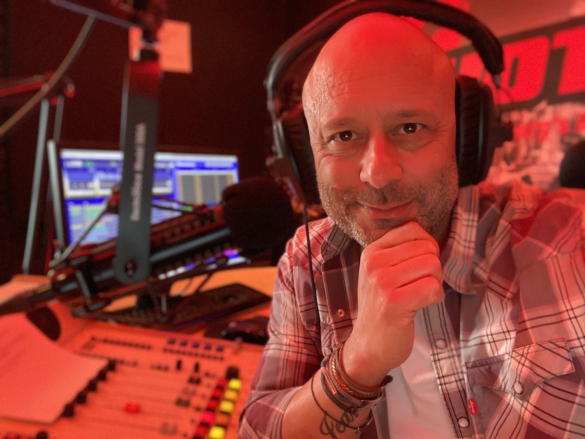 The Hot919 studio in red again today in solidarity with our friends in the entertainment industry who are desperate to be heard by government before it’s too late. #lightSAred