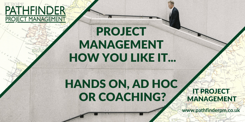 Did you know hiring an IT Project Manager full-time isn’t your only option? My services include:

Hands-on
Ad-hoc
Coaching

If you had a choice, which services would you prefer? 

#ITprojectmanagement #projects #pathfinderpm #adhocresource #flexibleresource #coaching
