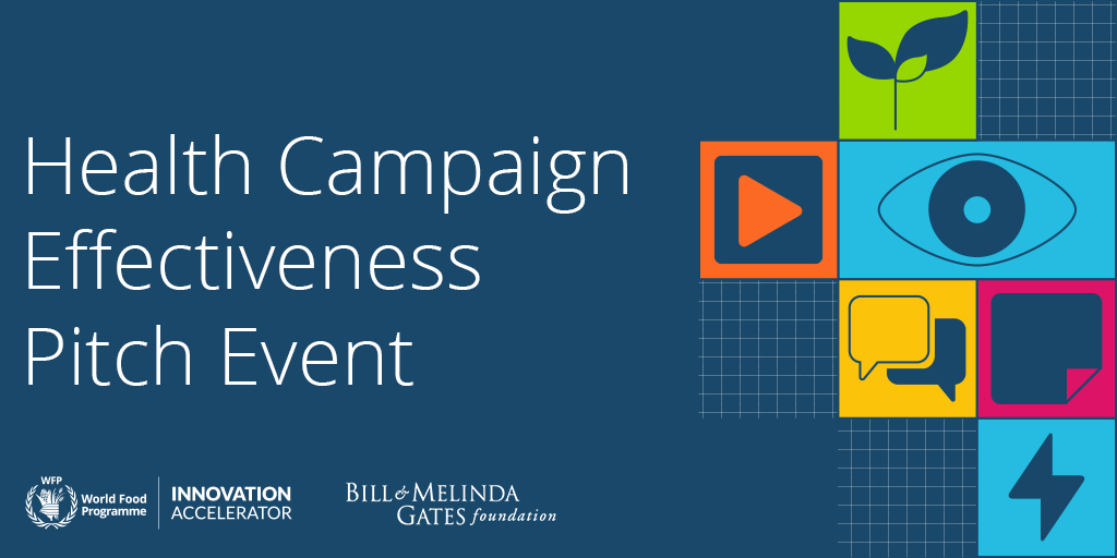 WFPInnovation's tweet photo. TODAY! 6️⃣ #innovation teams will pitch their ideas at the @GatesFoundation's 🩺#UnlockingHealth Campaign Effectiveness innovation bootcamp pitch event 📣 https://t.co/yqN1FgxBDl Follow along at 10:30am ET / 4:30pm CET https://t.co/3r0y6lZycO