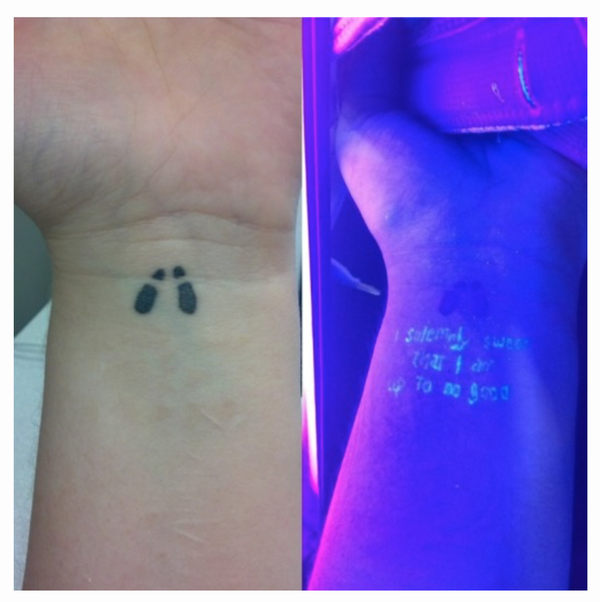PotterWorldUK's tweet photo. Coolest tattoo ever https://t.co/2pLZv4zzds