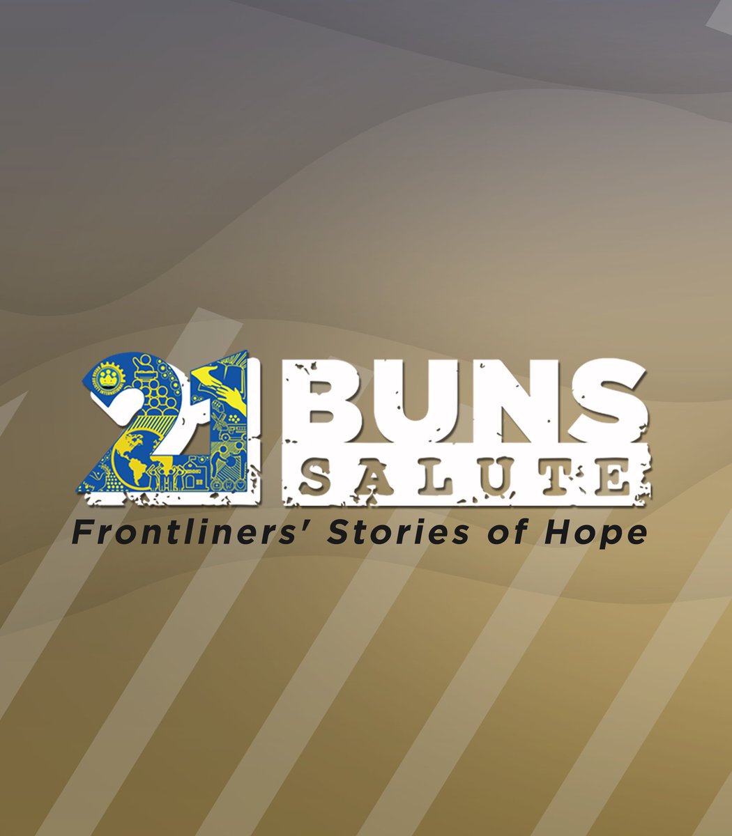 mcgibread's tweet photo. Know the featured frontliner for the pilot of 21 Buns Salute.

Learn the story of how he won the battle against COVID19 on Friday at 5 PM PHT.

#SaluteToFrontliners #EssentialWorkers https://t.co/Wh7UZYgLy0