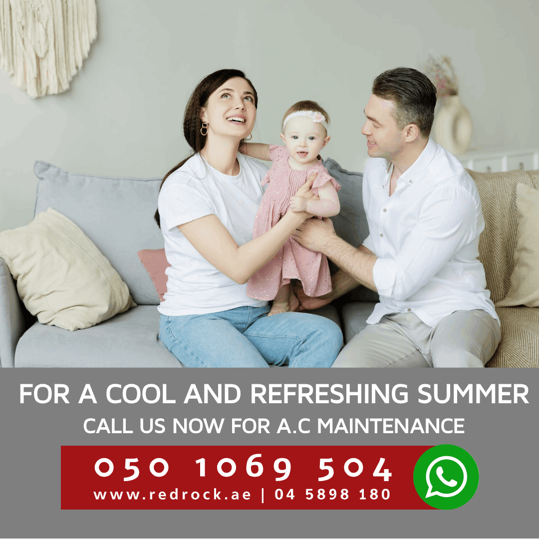 redrockae's tweet image. For a cool and refreshing summer call us now for all your air conditioner maintenance needs!
RedRock Technical Services.
redrock.ae | 050 1069 504 | 04 5898 180
#GasFilling #ACRepairing #DuctCleaning
#ElectricalControlSetup #CoilCleaning
#ThermostatCapacitor #Filter