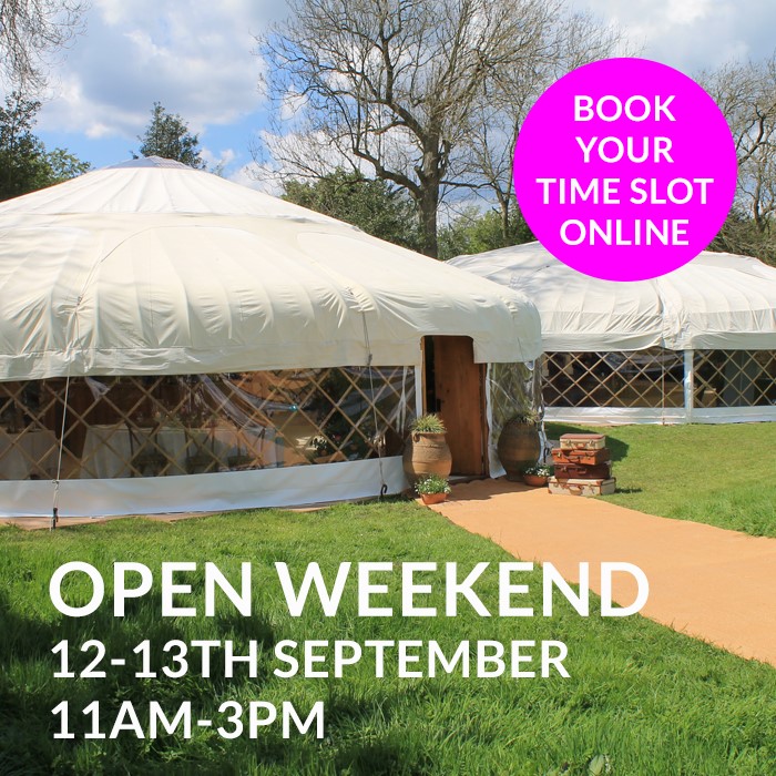 We're pleased to announce we will be holding our Open Weekend on 12th &amp; 13th September!
Join us between 11am and 3pm each day at our own site in Aldfield, North Yorkshire.
Please book your attendance in advance here: bit.ly/3foyrew