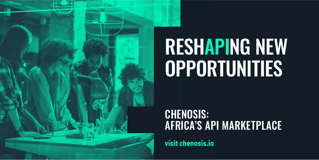 ChenosisAPI's tweet image. Chenosis, Africa’s cross-industry API marketplace, now open to multiple industries to publish and monetise their digital information products and services as APIs, all on a single platform. Read more: bit.ly/3k2ZXln #AllThingsAPI