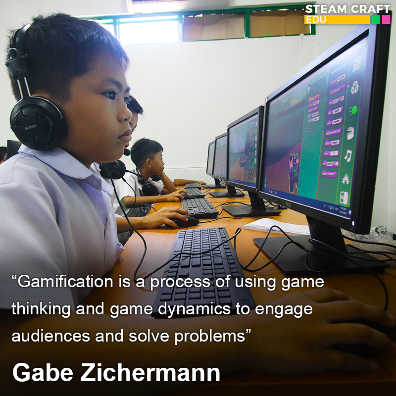 SteamcraftEdu's tweet photo. Gamified learning helps increase student motivation by making learning more enjoyable and engaging them more to creatively solve problems #GameBasedLearning #Gamification https://t.co/gaeTGZJYRh