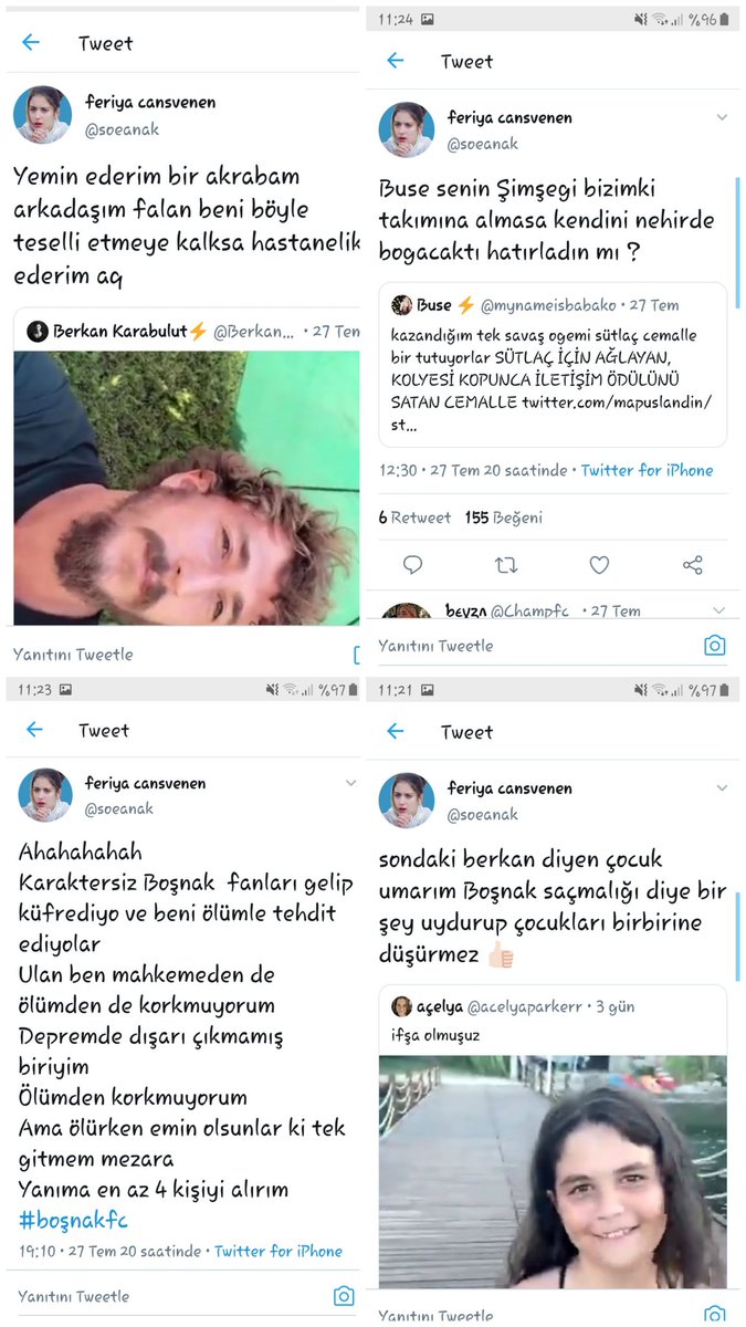 bu altta görmüş olduğun arkadaş seni o kadar kötü temsil ediyor ki artık engeller misin naparsın bilemem yeter artık yaptıkları yüzünden iyice senden uzaklaşıyoruz @CansevenCemal