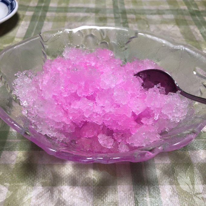 かき氷シロップのtwitterイラスト検索結果 古い順