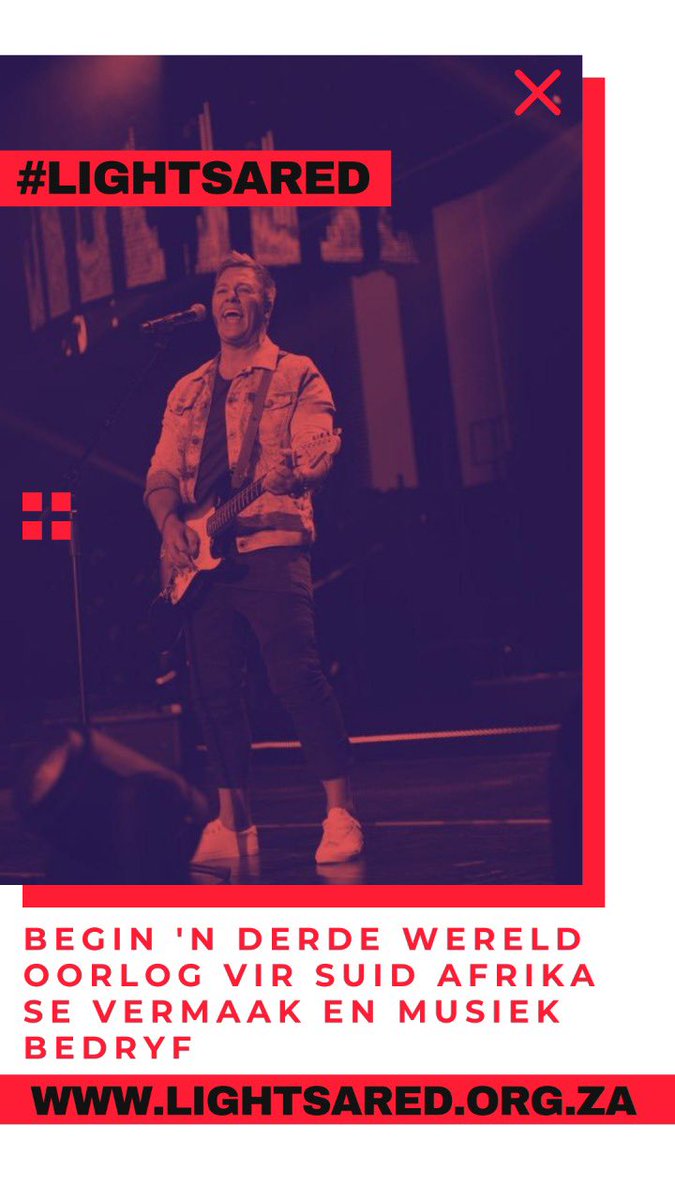 #lightsared
5maande geen shows gedoen nie!
Ek mis die verhoog en om saam met mense te kuier by die konserte!
Maar glo en vertrou God het n groter plan vir almal in die bedryf!