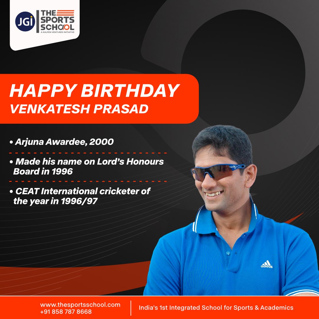 Happy Birthday Venkatesh Prasad!     