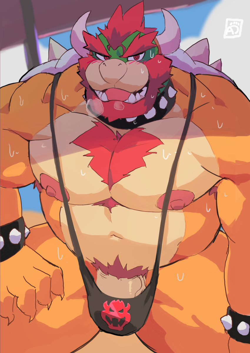 quick late bowser sketch, gonna draw more of him tomorrow.