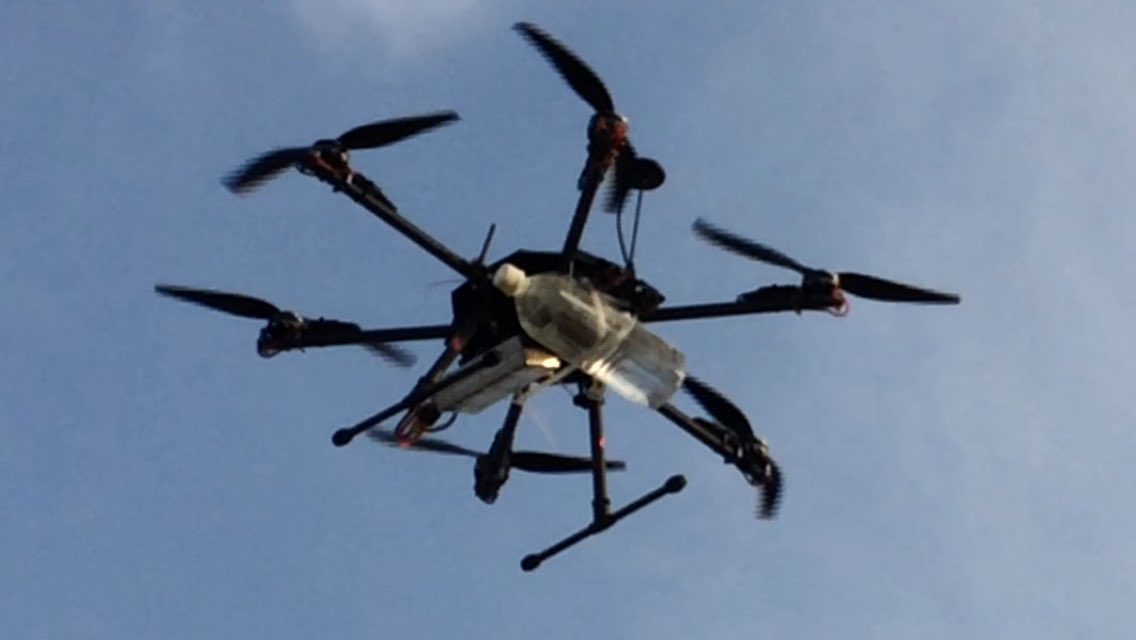 LabsUav's tweet photo. Payload test https://t.co/V0FHuVm45y