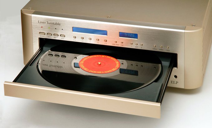 dark_shark's tweet photo. ELP: The only company in the world producing laser turntables for vinyl records #technology https://t.co/lMWGcbl0Ed https://t.co/YcowHr95H3