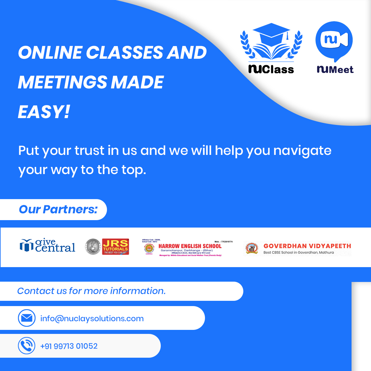 NuclaySolutions's tweet photo. Nuclay's video conference solutions are all you need to get tasks done! Reach out to us today.
#technology #workfromhome #nuclay https://t.co/VSylRKjkSp