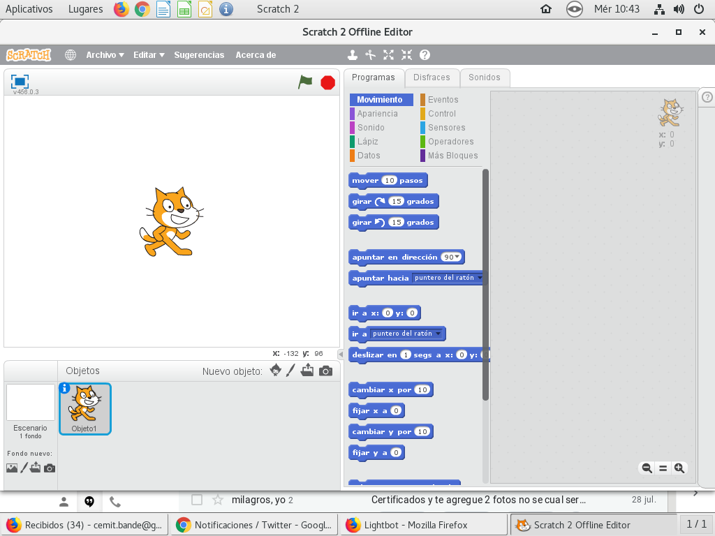 CemitBande's tweet photo. Seguimos con #scratch, hoy toca hacer volar helicópteros y un poco de logica y programacion con #ligthbot #diversion #tecnologia #aprender #verano #BND #bande @amtega @Xunta https://t.co/8V85bf87GV
