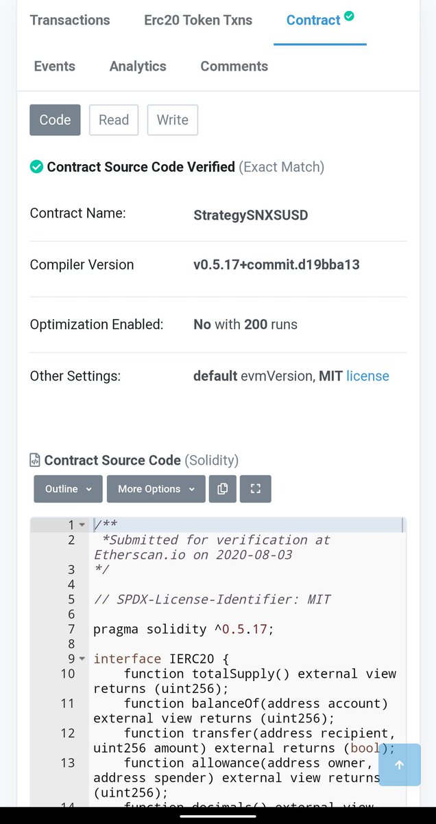 bneiluj's tweet photo. StrategySNXSUSD strategy to claim $SNX rewards automatically at lowest fees. #yVaults are on 🔥 https://t.co/becLBc2wBW