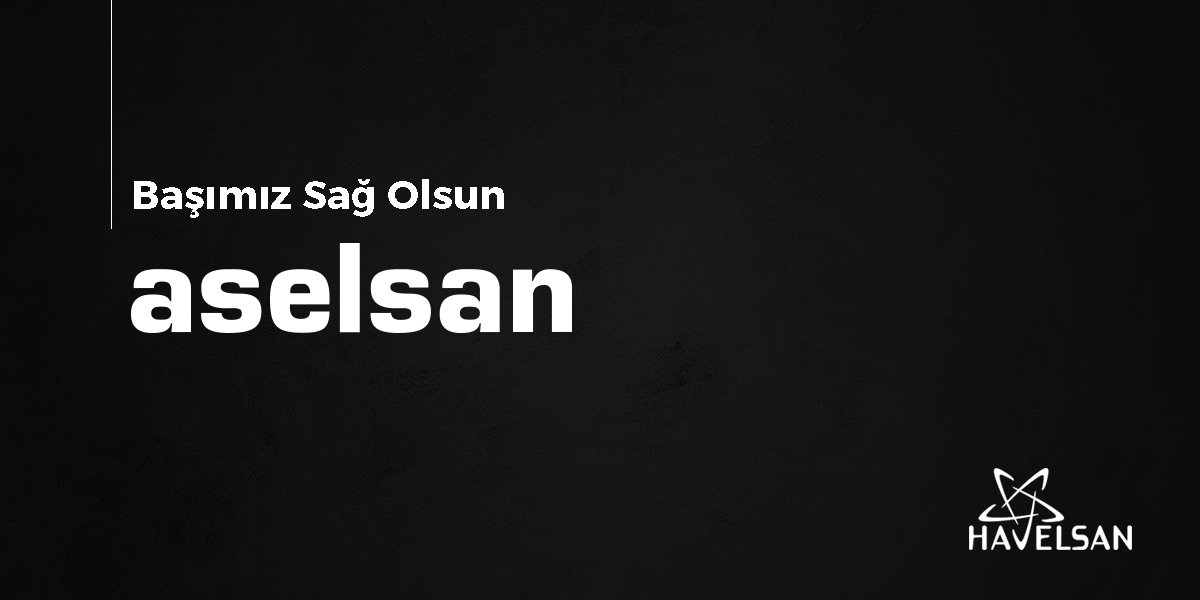 Ankara'da meydana gelen trafik kazasında hayatını kaybeden ASELSAN personeline Allah'tan rahmet, yaralılara acil şifalar dileriz.  

HAVELSAN ailesi olarak, ASELSAN ailesine başsağlığı ve geçmiş olsun dileklerimizi iletiyoruz.