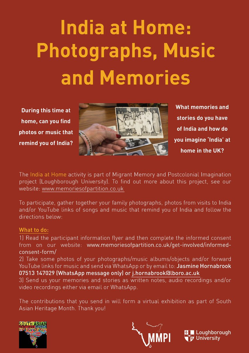 PartitionMemory's tweet photo. What memories do you have of India and how do you remember India at home in the UK! Let us know! https://t.co/bmtAj5RTHP