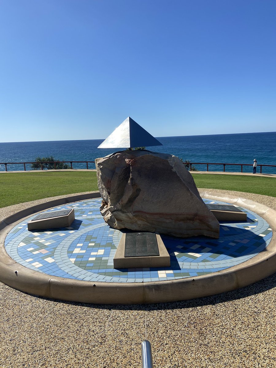 CMFN1943's tweet photo. Centaur shrine at Point Danger.  lest we forget https://t.co/jLkPcGRj8I