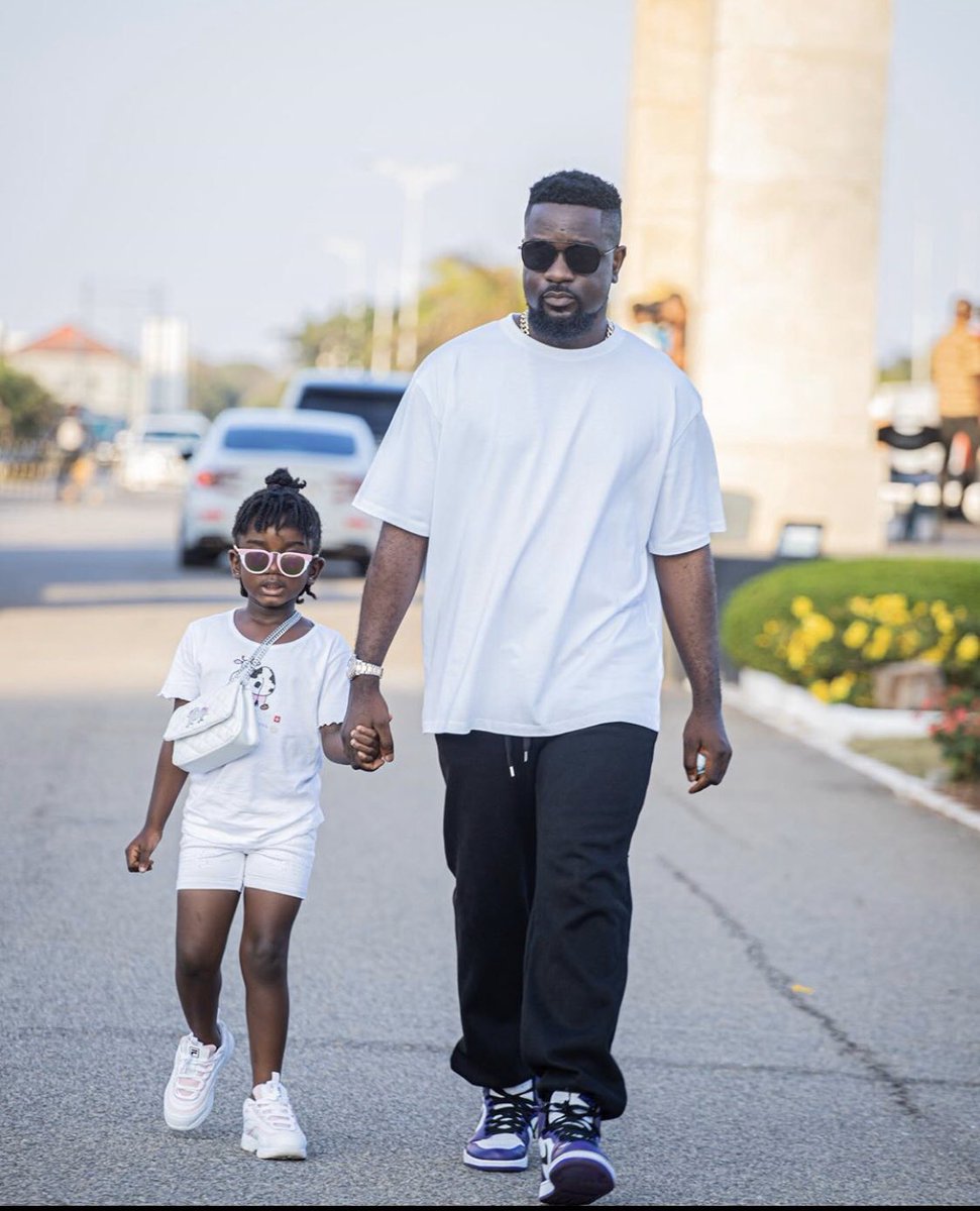 SarkcessVision's tweet image. Adalyn Owusu Addo ( TITI) X Micheal Owusu Addo Snr ( Sarkodie ) #blacklove 😘😍😍