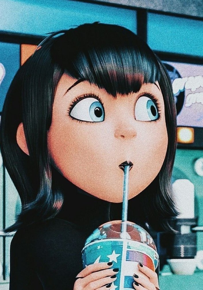 my twt girls as animated characters, a thread: @dontcallmehegde as Malvis from Hotel Transylvania