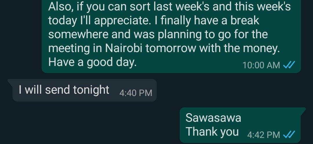 Also, I was off the back of some really tough months (covid szn is hard) and have been doing some side hustles here and there. I didn't have the money to travel to Nairobi but I was owed a few thousands here and there that I was able to quickly put together.