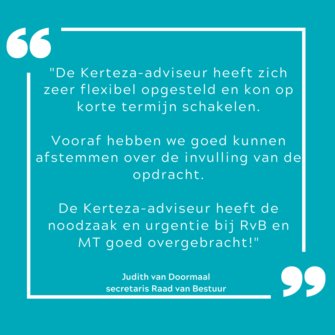 KERTEZA's tweet photo. Dit motiveert ons iedere dag opnieuw! 💙#KertezaPartnership

@Kerteza heeft @Riwis begeleid bij het opstellen van een strategisch beleidsplan kwaliteit &amp; veiligheid.🤝

Door de gekozen aanpak is binnen de organisatie een omslagpunt bereikt, waardoor een beweging in gang is gezet. https://t.co/DlTROGwPO5