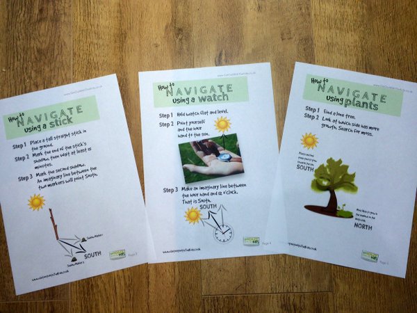 Get our FREE natural navigation activity pack here: bit.ly/2uA9aZz #GetOutside #outdoors #navigation #outdoorfamilies <a href="/OSleisure/">OS Leisure</a>