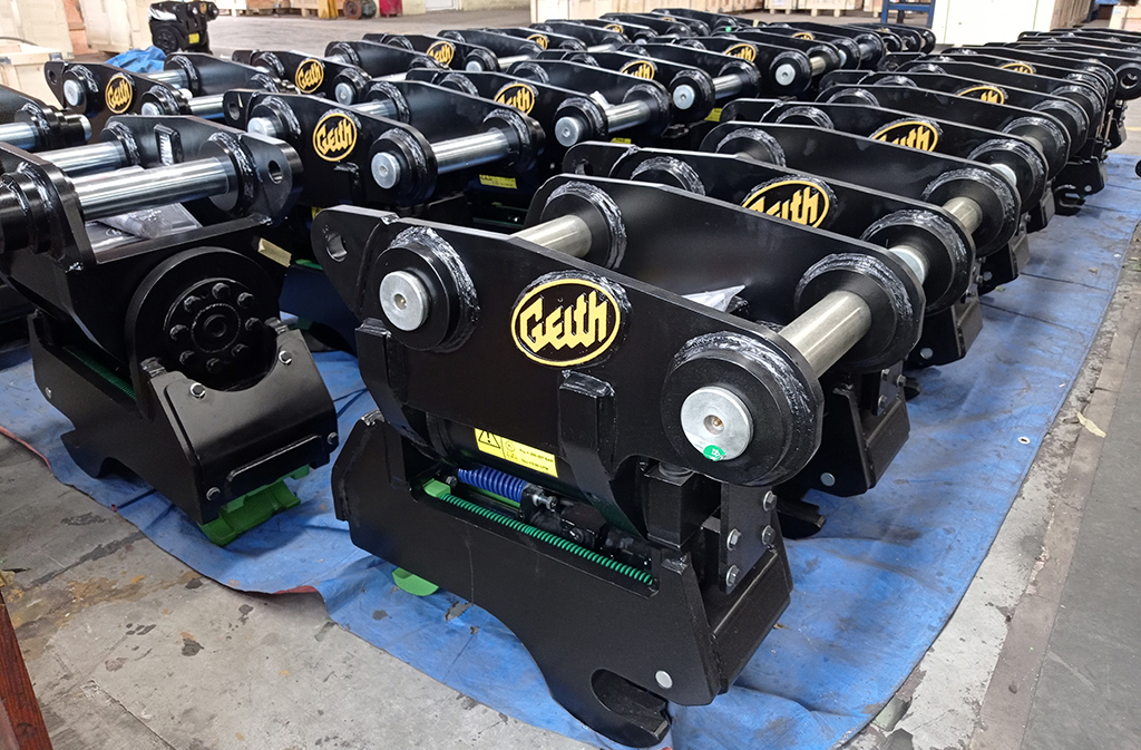 Geith_Intl's tweet image. Large Stock of GT(Geith Tilting) Quick Couplers with immediate delivery. See the latest stock list online geith.com/en/stocklist/

#geith #excavators #miniexcavator #excavatorlife #excavatorattachments  #quickhitch #quickcoupler #tiltingquickhitch #tiltingquickcoupler