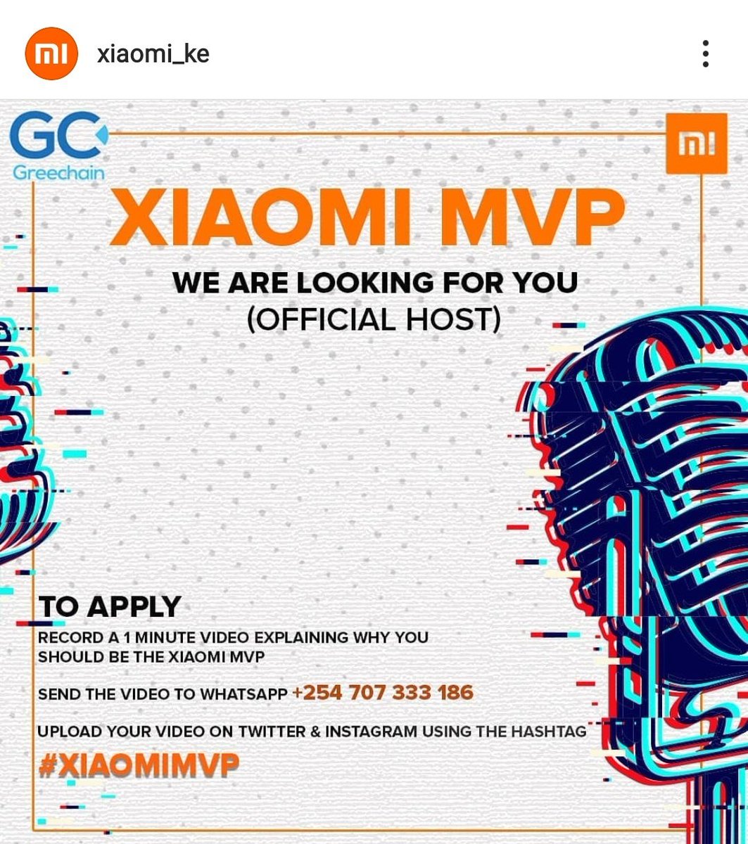 Xiaomi started a competition dubbed  #XiaomiMVP and they were looking looking to get an "official host for their show"A friend shared with me on Instagram via DM. I was idle a few days later so I was like, whatever mehn, might as well. 