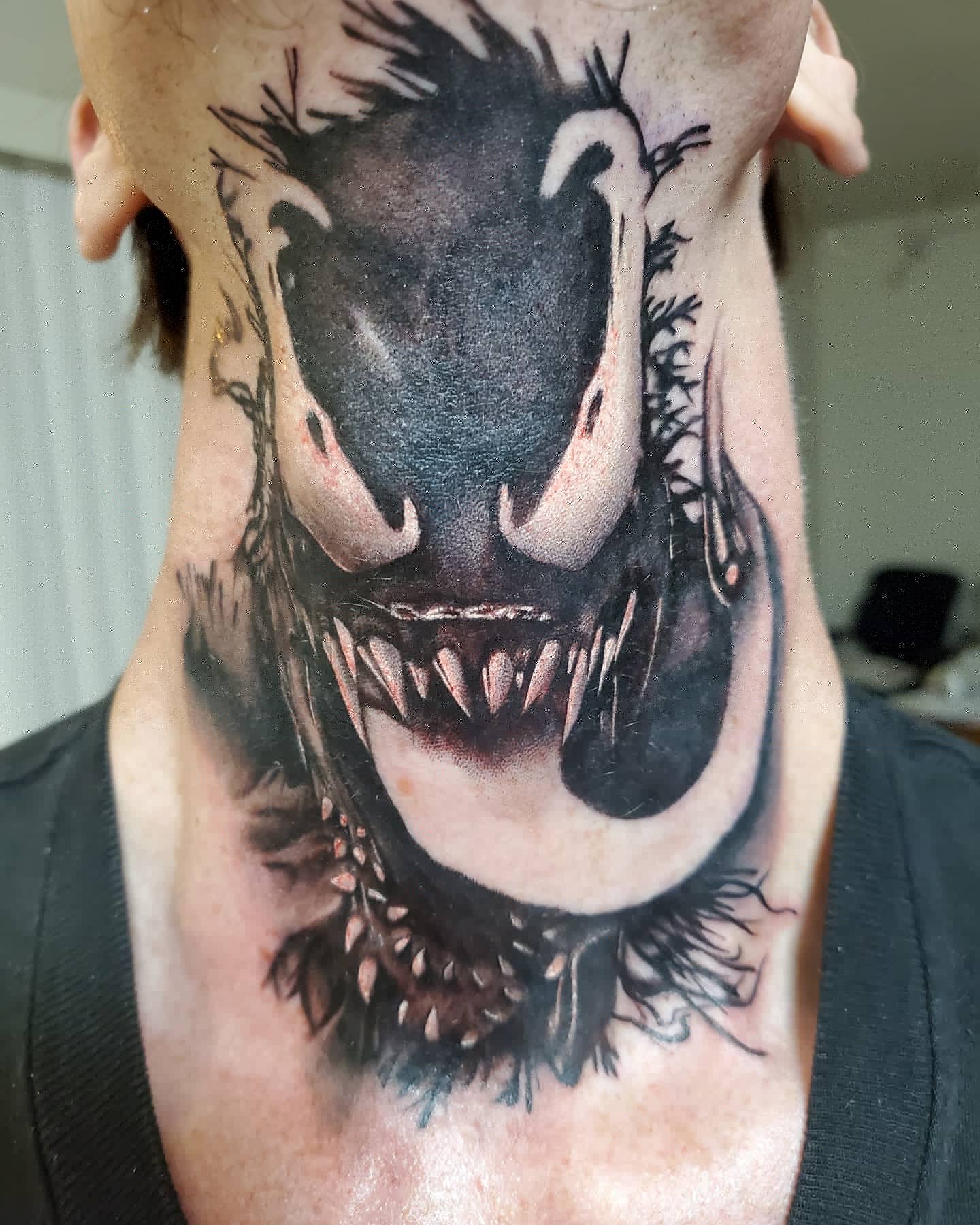 VENOM TATTOO in 2023  Venom tattoo Tattoos Paw print tattoo