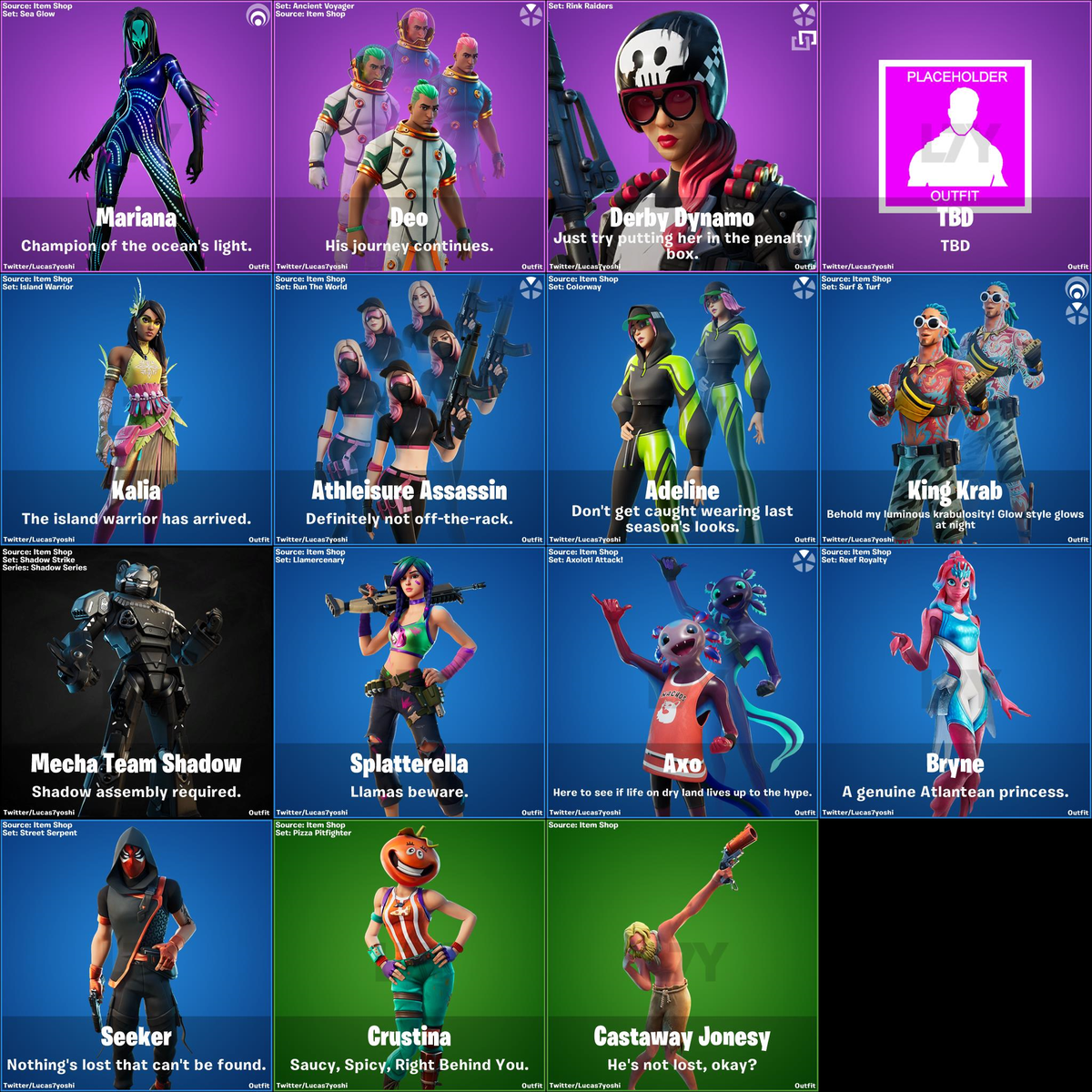 Canal do Fortnite Insider #apoieoinsider on X: NOVAS SKINS PATCH