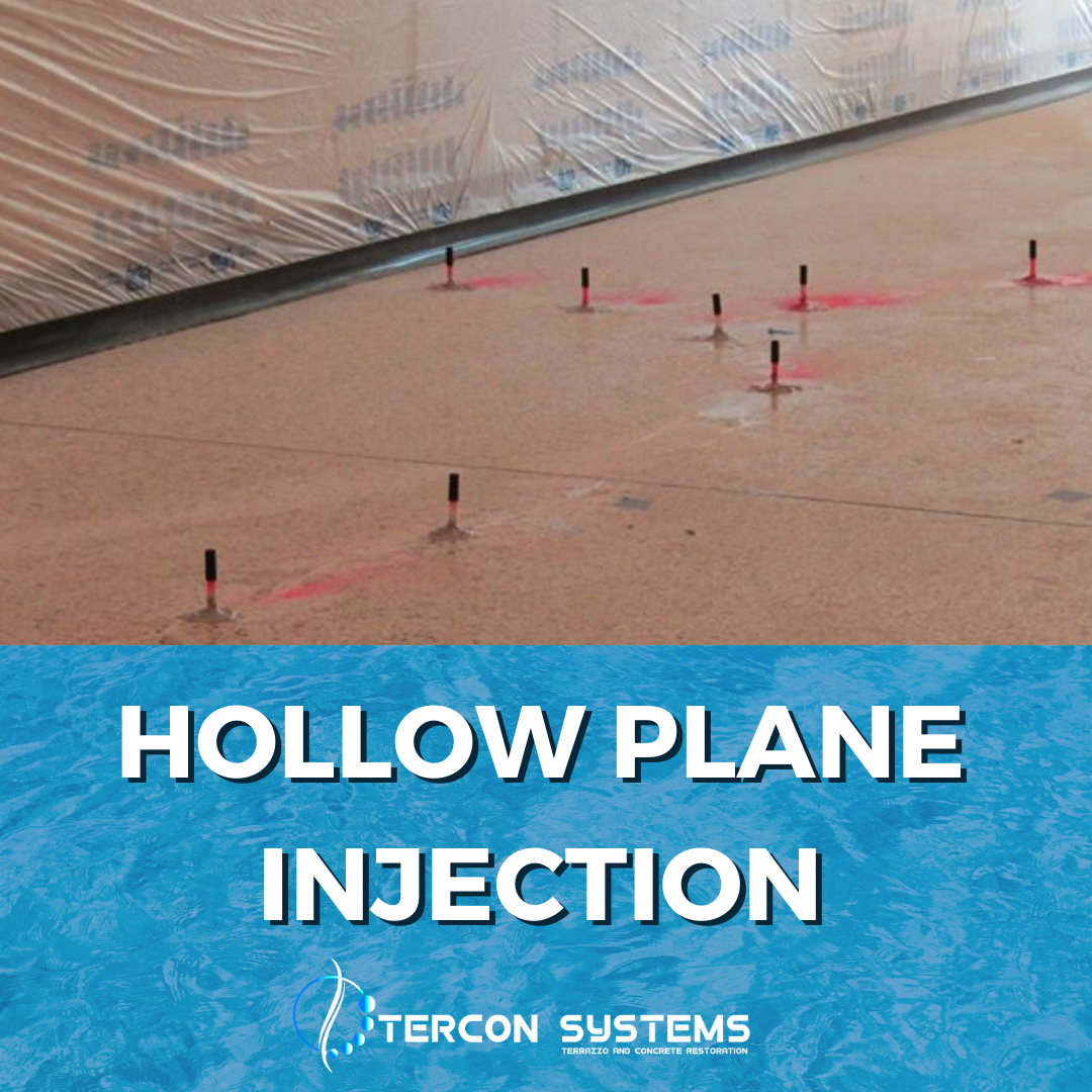 1TerConSystems's tweet photo. Hollow Plane Injection is the process of injecting a epoxy blend underneath the #terrazzofloor.โ๏ธ ๐๐จ๐ง๐ญ๐๐๐ญ ๐ฎ๐ฌ ๐๐จ๐ซ ๐ ๐
๐๐๐ ๐๐ฌ๐ญ๐ข๐ฆ๐๐ญ๐!
#terconsystem #TerrazzoFlooring #Michigan #flooring #restoration #terrazzo https://t.co/8HanAY83PO